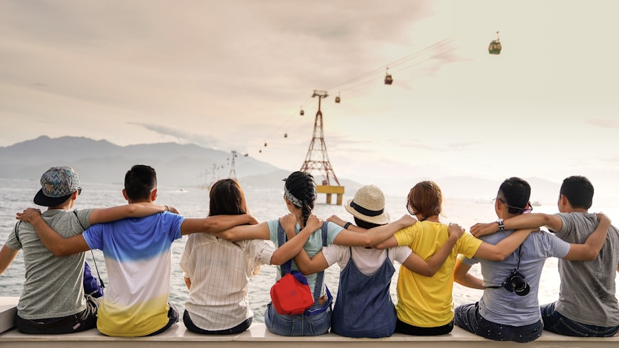 Young people together
